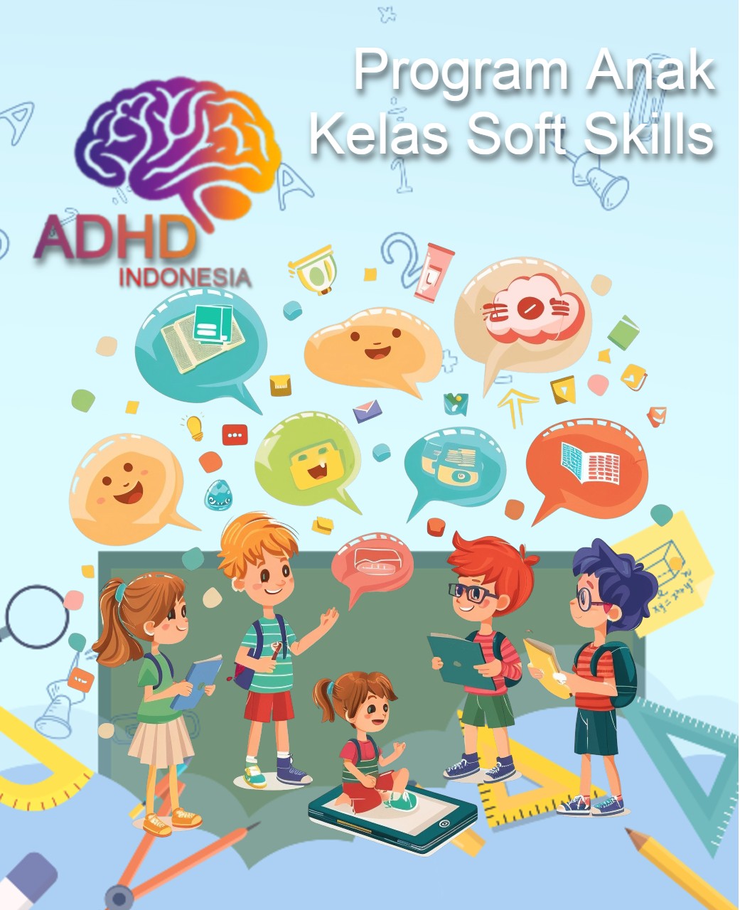Program ADHD Indonesia Kota Merauke Kelas Soft Skills Anak ADHD